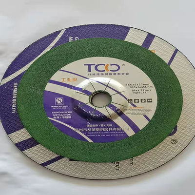 chất lượng  150mm 6mm Resin Cutting Disc TCO Metal Inox Grinding Wheel Sharpness nhà máy sản xuất