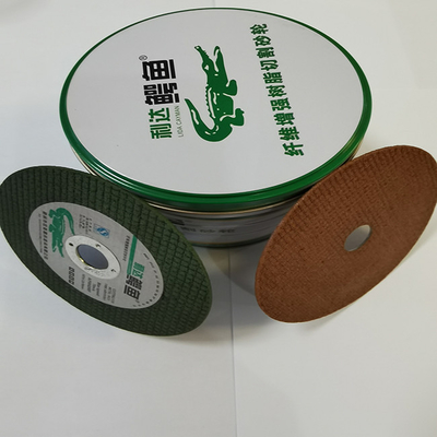 180mm Máy mài 400mm Bánh xe cắt kim loại Thép không gỉ Mài mòn màu đỏ